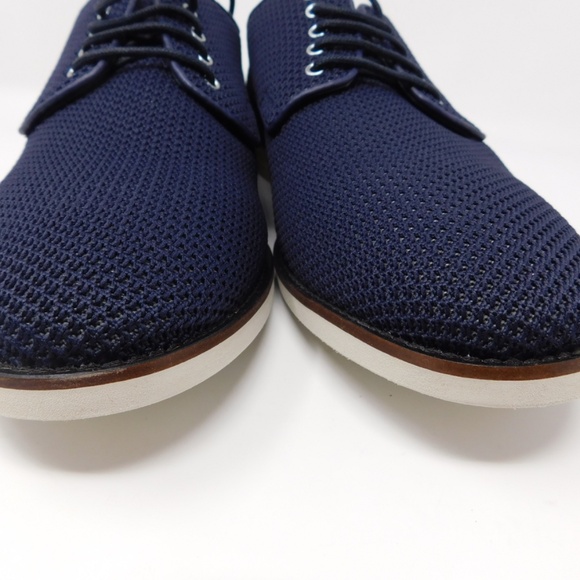 CALVIN KLEIN Men\'s Shoes Aggussie Derby Lace Up Casual Oxford Navy Size 11.5 NIB main image 6